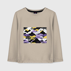 Детский лонгслив Япония горы