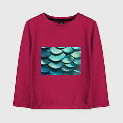 Детский лонгслив Чешуя крупной рыбы