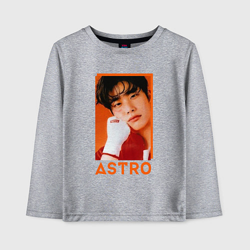 Детский лонгслив Astro MJ / Меланж – фото 1