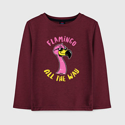 Детский лонгслив Flamingo all the way