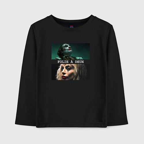 Детский лонгслив Joker - Folie a Deux / Черный – фото 1