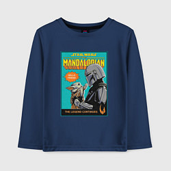 Детский лонгслив Mandalorian - Din Djarin