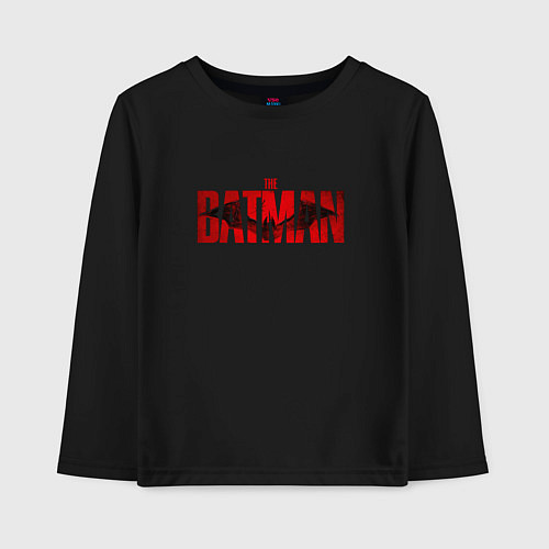 Детский лонгслив The Batman / Черный – фото 1