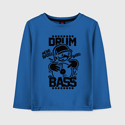 Детский лонгслив Drum n Bass: More Bass