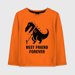 Детский лонгслив Godzilla best friend