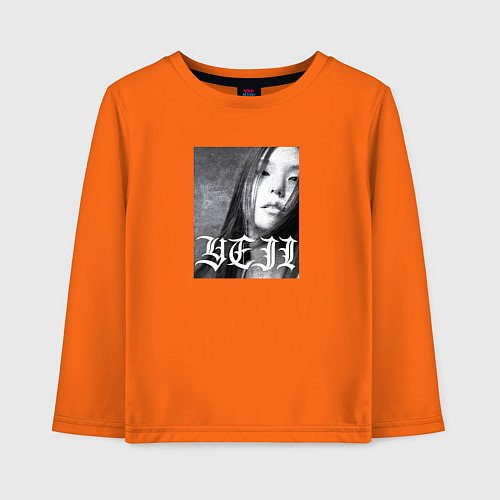 Детский лонгслив Yeji idol / Оранжевый – фото 1