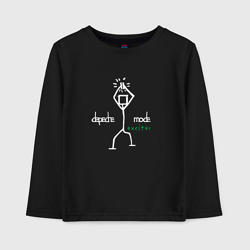 Детский лонгслив Depeche Mode - Exciter merch / Черный – фото 1