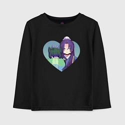 Лонгслив хлопковый детский Xiaomao and Jinshi - The Apothecary Diaries, цвет: черный