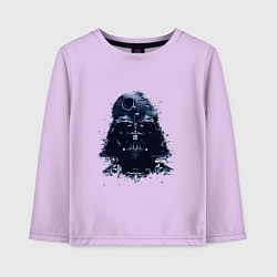 Лонгслив хлопковый детский Дарт вейдер мазайка, цвет: лаванда