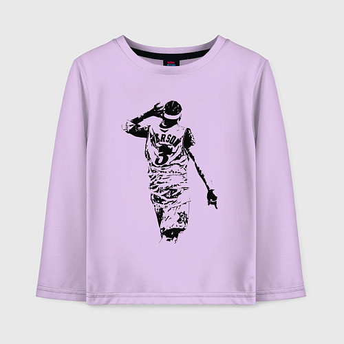 Детский лонгслив Allen Iverson NBA / Лаванда – фото 1