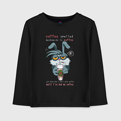 Детский лонгслив Уставший кролик