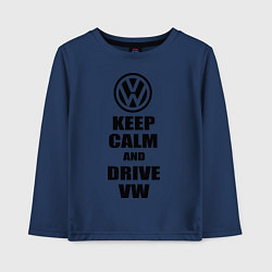 Детский лонгслив Keep Calm & Drive VW