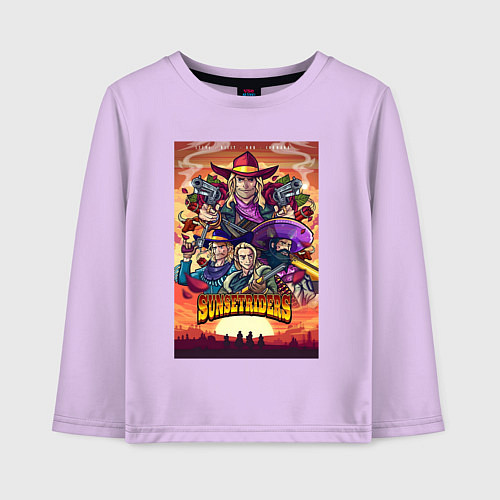 Детский лонгслив Sunsetriders / Лаванда – фото 1