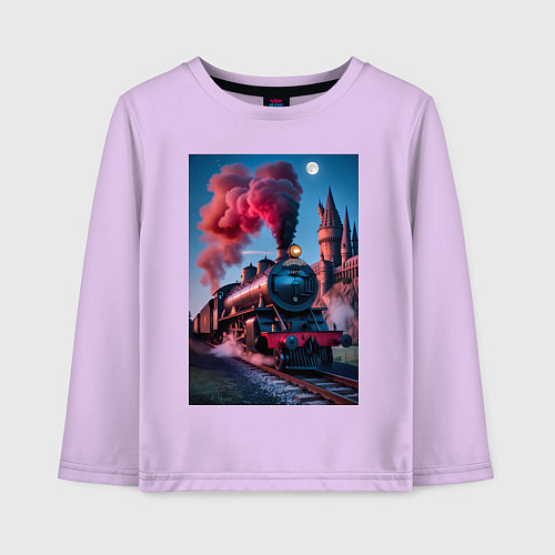 Детский лонгслив Хогвартс-Экспресс / Лаванда – фото 1
