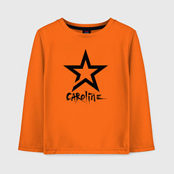 Лонгслив хлопковый детский Caroline - star, цвет: оранжевый