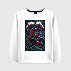 Лонгслив хлопковый детский Metallica The Unforgiven II, цвет: белый