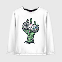 Детский лонгслив Компьютерная жизнь в руках