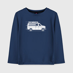 Детский лонгслив Машина скорой помощи в движении