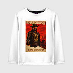 Детский лонгслив Red dead redemtion постер