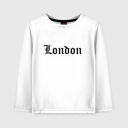 Детский лонгслив London - England