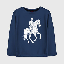 Детский лонгслив Конный спорт