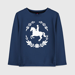 Детский лонгслив Всадник в венке