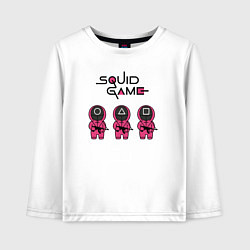 Детский лонгслив Squid game boys