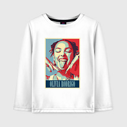 Детский лонгслив Улыбка Оливии Родриго