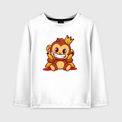 Детский лонгслив Король обезьян