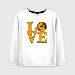 Детский лонгслив Love mortal kombat