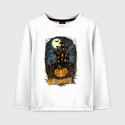 Детский лонгслив Halloween mansion