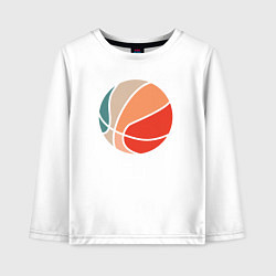 Детский лонгслив Basket color