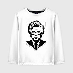 Детский лонгслив Энди Уорхол в городском стиле