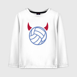 Детский лонгслив Volleyball devil