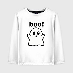 Детский лонгслив Хэллоуин, милое привидение