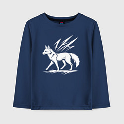 Детский лонгслив Лисица с молниями