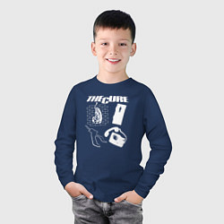Лонгслив хлопковый детский The Cure group, цвет: тёмно-синий — фото 2