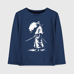 Детский лонгслив Профиль самурая
