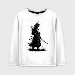 Детский лонгслив Тень самурая