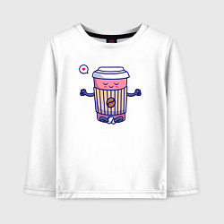 Детский лонгслив Coffee relax