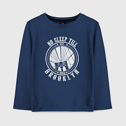 Детский лонгслив Не спать до Бруклина