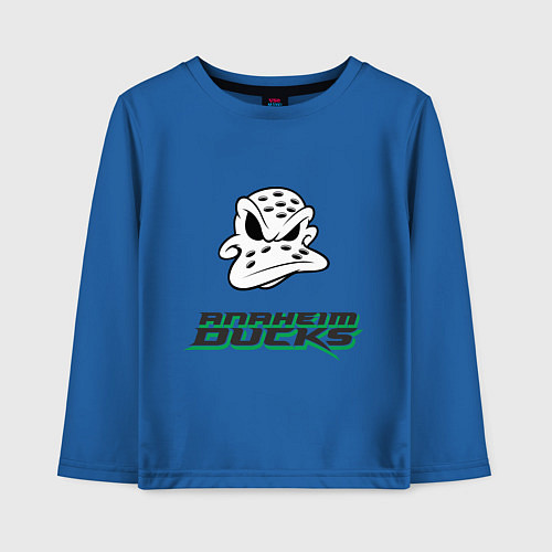 Детский лонгслив HC Anaheim Ducks Art / Синий – фото 1