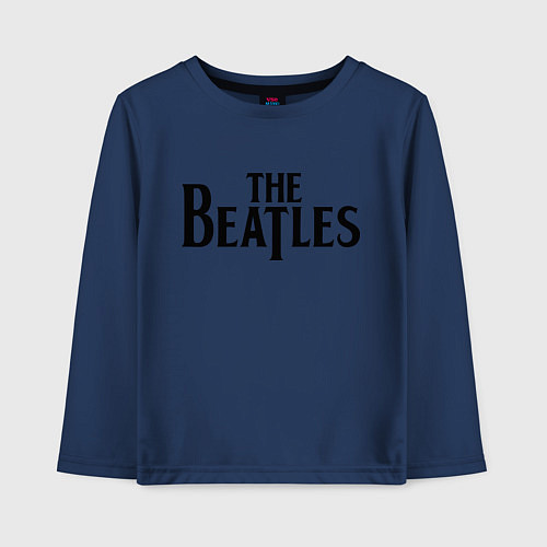 Детский лонгслив The Beatles / Тёмно-синий – фото 1