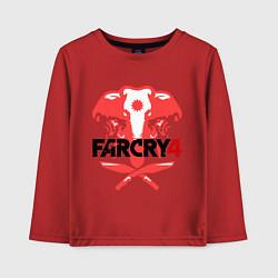 Лонгслив хлопковый детский Far Cry 4, цвет: красный