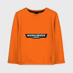 Лонгслив хлопковый детский Warhammer 40 000, цвет: оранжевый