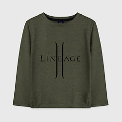 Детский лонгслив Lineage logo