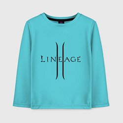 Детский лонгслив Lineage logo