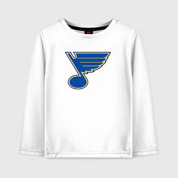 Лонгслив хлопковый детский St Louis Blues, цвет: белый
