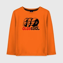 Лонгслив хлопковый детский Oldscool USSR, цвет: оранжевый
