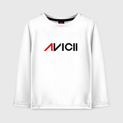 Лонгслив хлопковый детский Avicii, цвет: белый